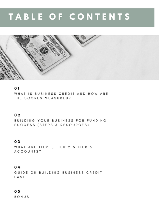 Building Business Credit