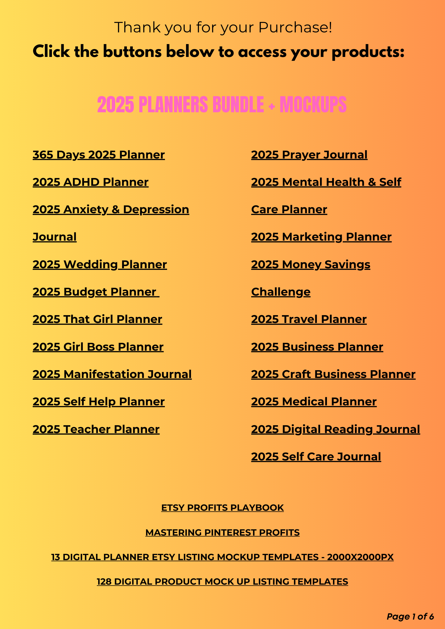 100 Planners & Journals-big bundle