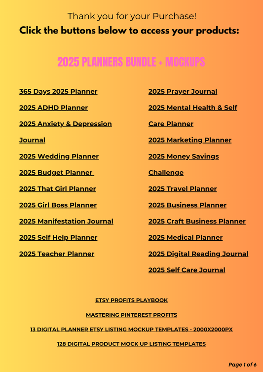 100 Planners & Journals-big bundle