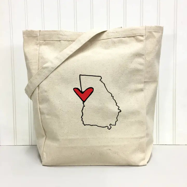 Georgia State Love Tote Bag